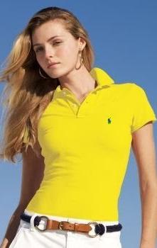 Ralph Lauren Classic Polo Yellow Wmns